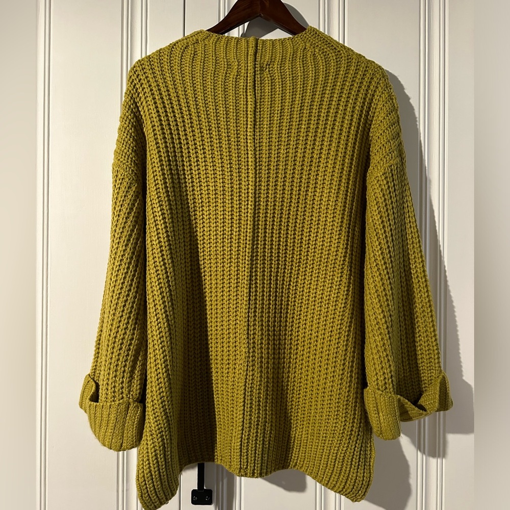 Listicle mock neck knit sweater. - Picture 2 of 3